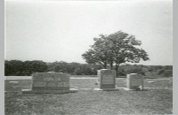 Bourland Cemetery, Haire graves, 1988 (090-047-003)
